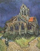 Vincent Van Gogh The Church at Auvers (nn04) France oil painting artist